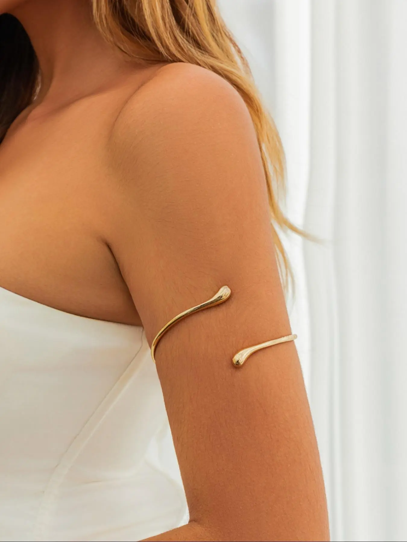 Minimalist Temperament Open Arms Chain, Fashionable Arm Chain for Women & Girls, Trendy All-match & Exquisite Body Jewelry for Birthday Gift