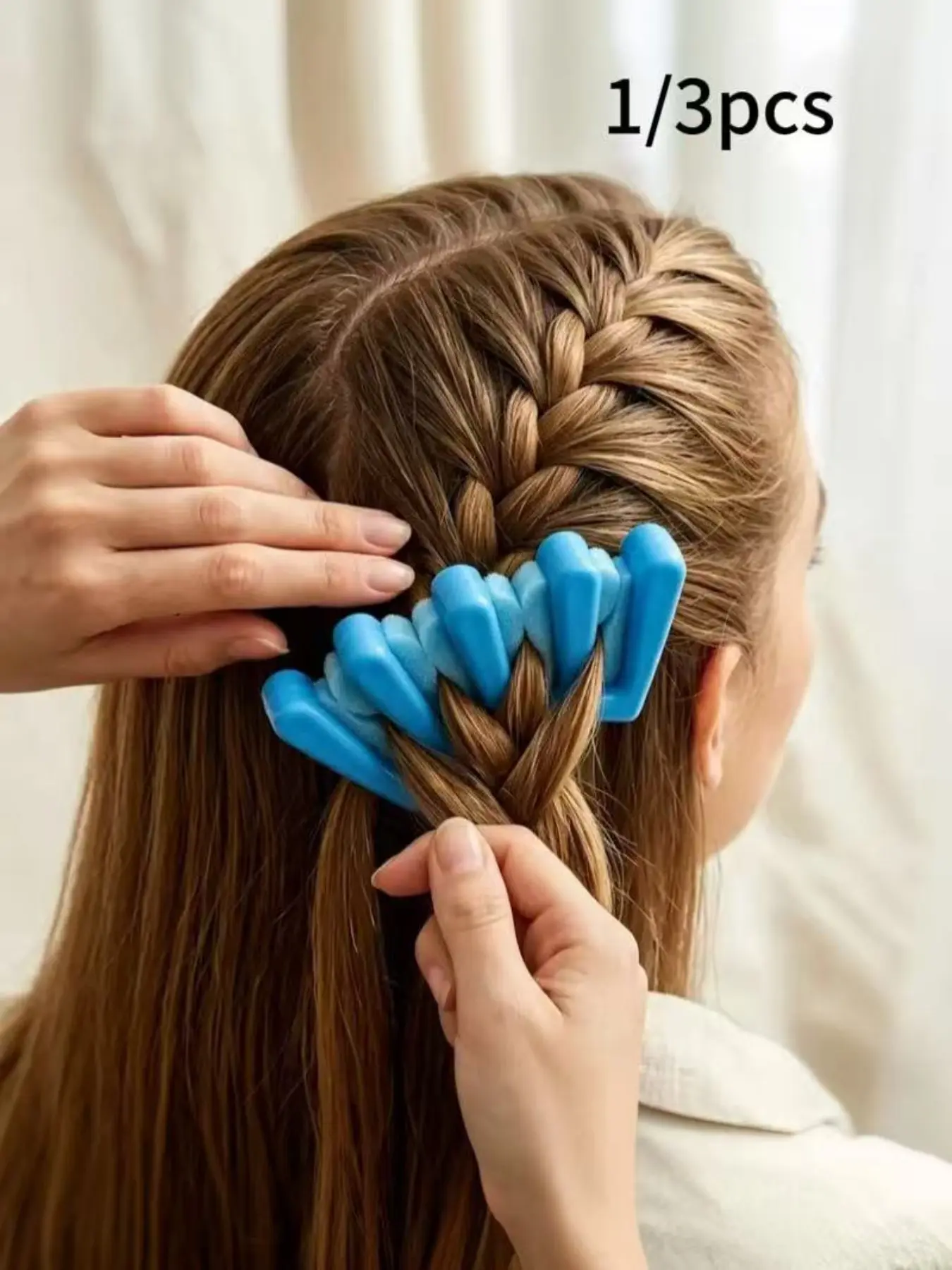 Korean Style 5-Finger Hair Braider, Sponge Hair Styling Tool, Lazy DIY Braiding Tool, Hair Braiding Tools, Twist & Braid Hairstyles, Hair Accessories
