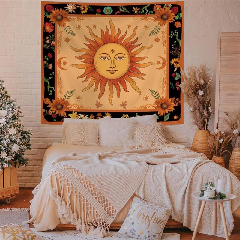 Forest Wall Tapestry for Bedroom, Nature Green Tree of Life Tapestries Wall Hanging, Fairy Tales Magical Landscape Backdrop Tapestry for Living Room Dorm Decor
