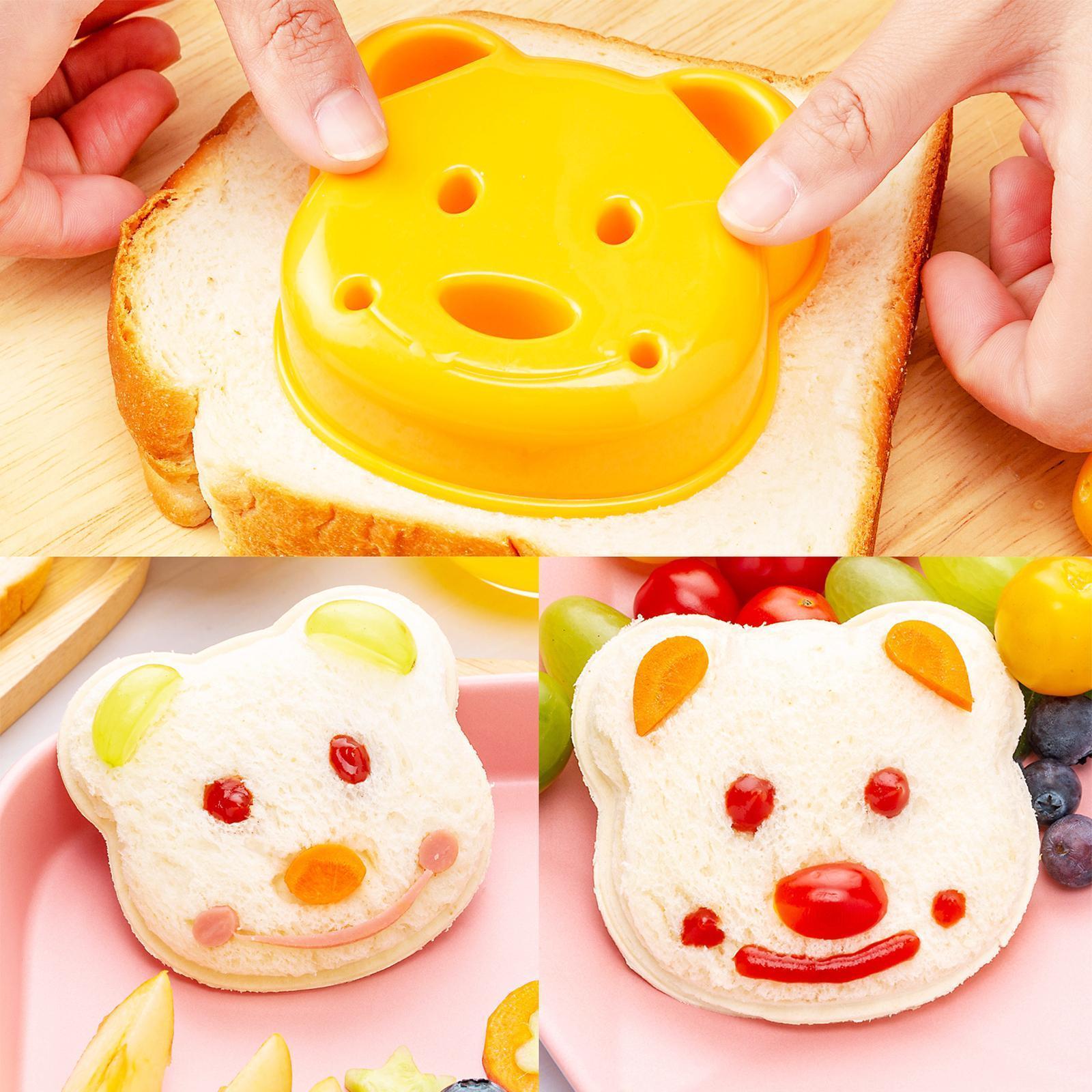 48 Piece Sandwich Bread Mold Cutter Set Multi Design Toast Embosser Mold Home Breakfast Preparation Tool Kids Favorite Baking DIY Accessory