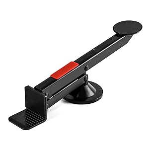 Swivel Door Lifter Installation Tool, Foot-Operated Door & Board Lifter with 360-Degree Rotation, Heavy-Duty Parallel Lifting Lever for Carpenters & Drywall Installation