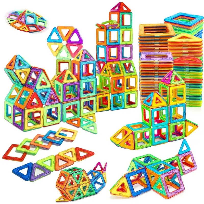 Magnetic Building Blocks DIY Magnets Toys Medium Size Toys Construction Toys Learning Educational Magnet Toys