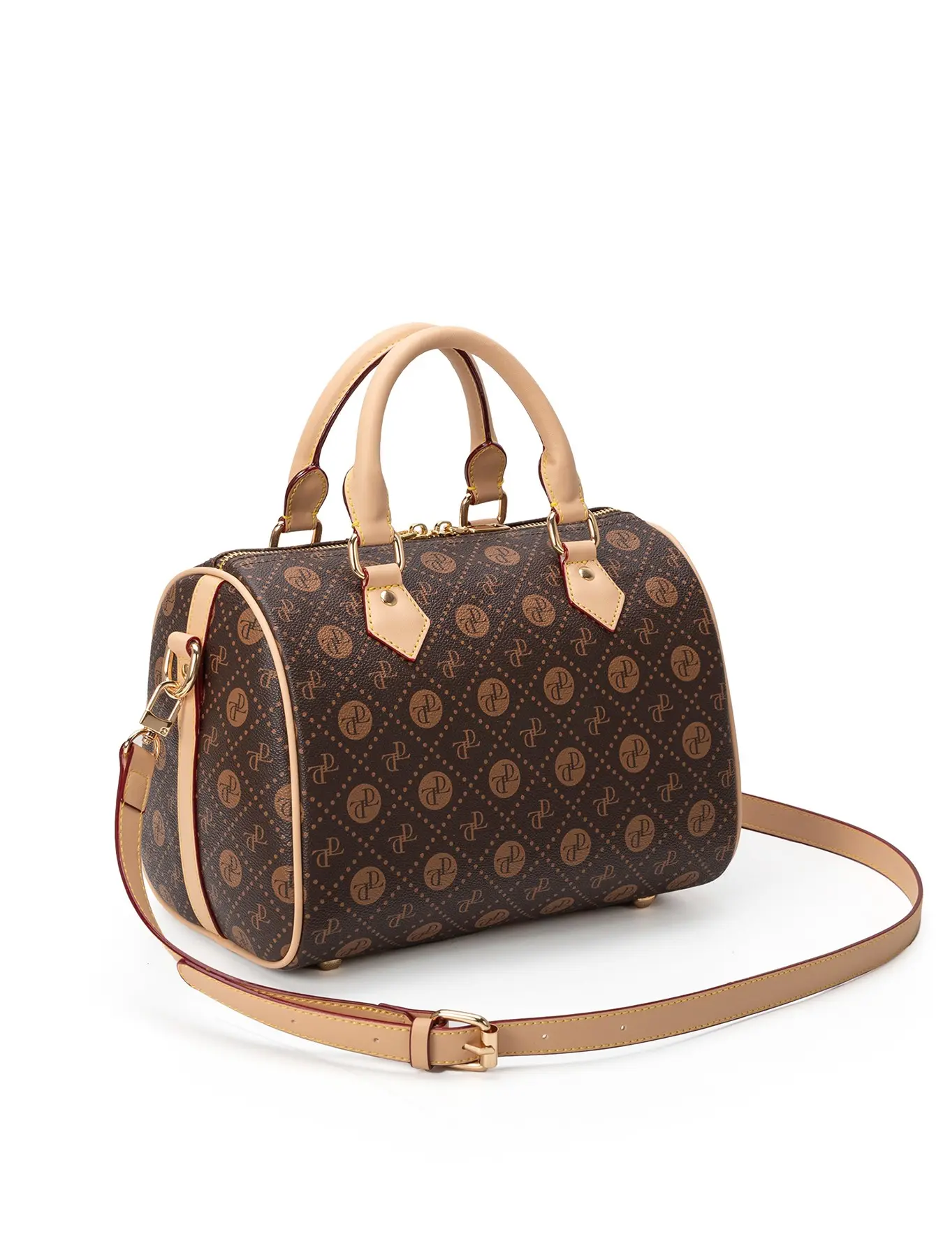 Geometric Print Fashion Handbag, Multi-Functional Crossbody Bag for Women, Versatile Adjustable Strap Boston Pillow Bag, Shoulder Bags, Daily Use