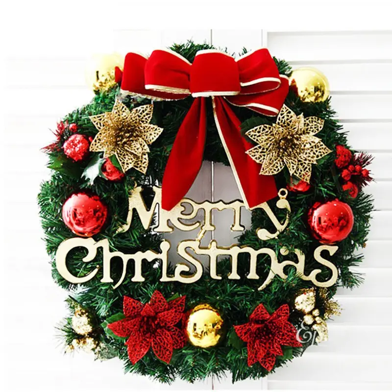Christmas Wreath Decorations, Window Display Garland, Door Hanging Boughs, New Venue Setup, 30cm/11.81in, Festive Holiday Ornament