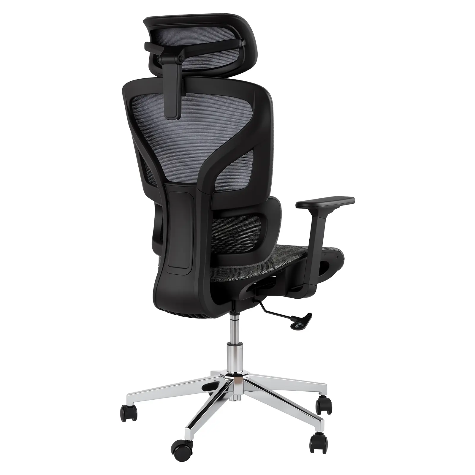 igh Back Ergonomic Mesh Office Chair, Slide Seat, Detachable Headrest, Dynamic Lumbar Support, Adjustable Armrests & Silent Wheels, Multi-use Recline Chair for Gaming & Work