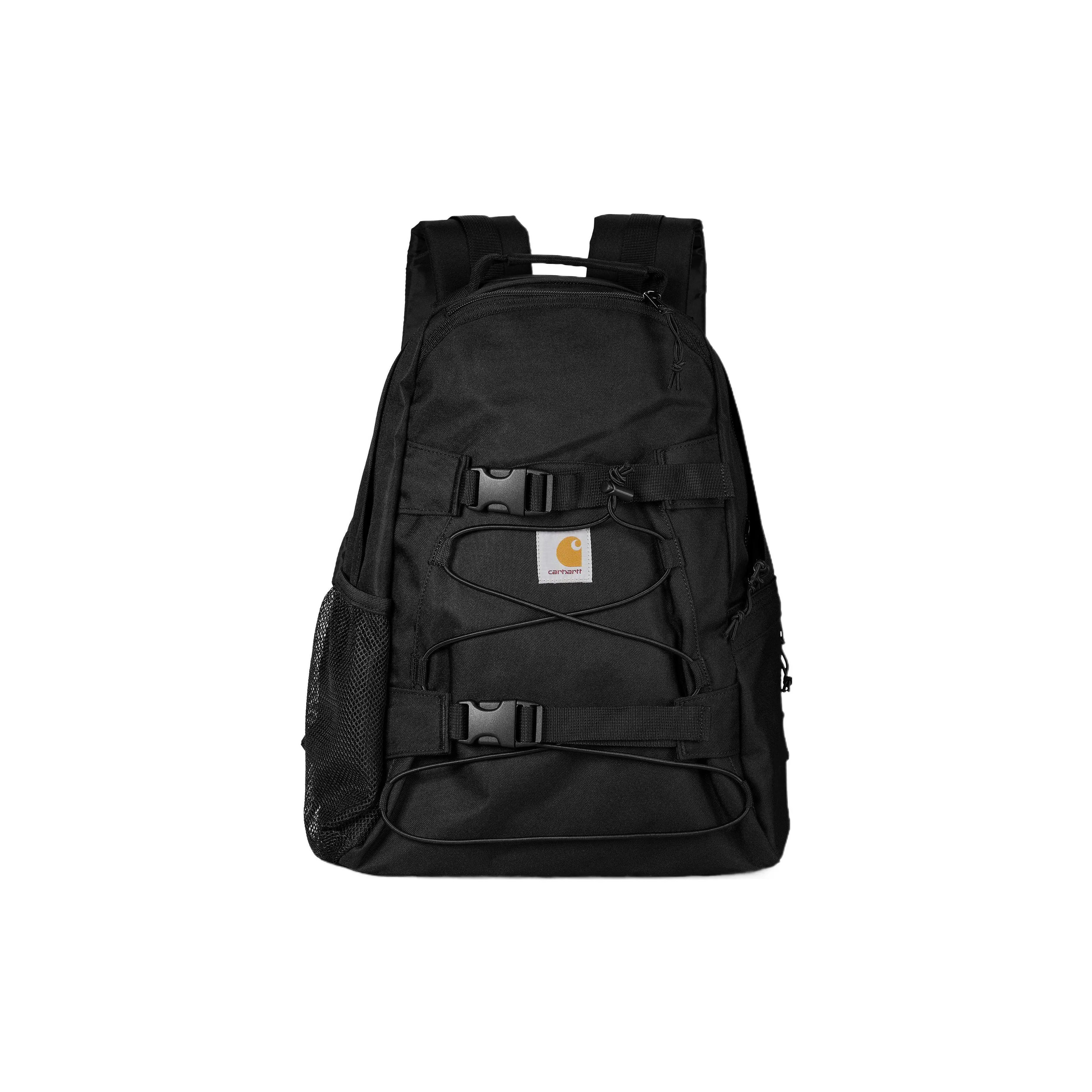 Carhartt WIP Kickflip Drawstring Backpack – Men’s Vintage Workwear-Style Polyester Bag in Black