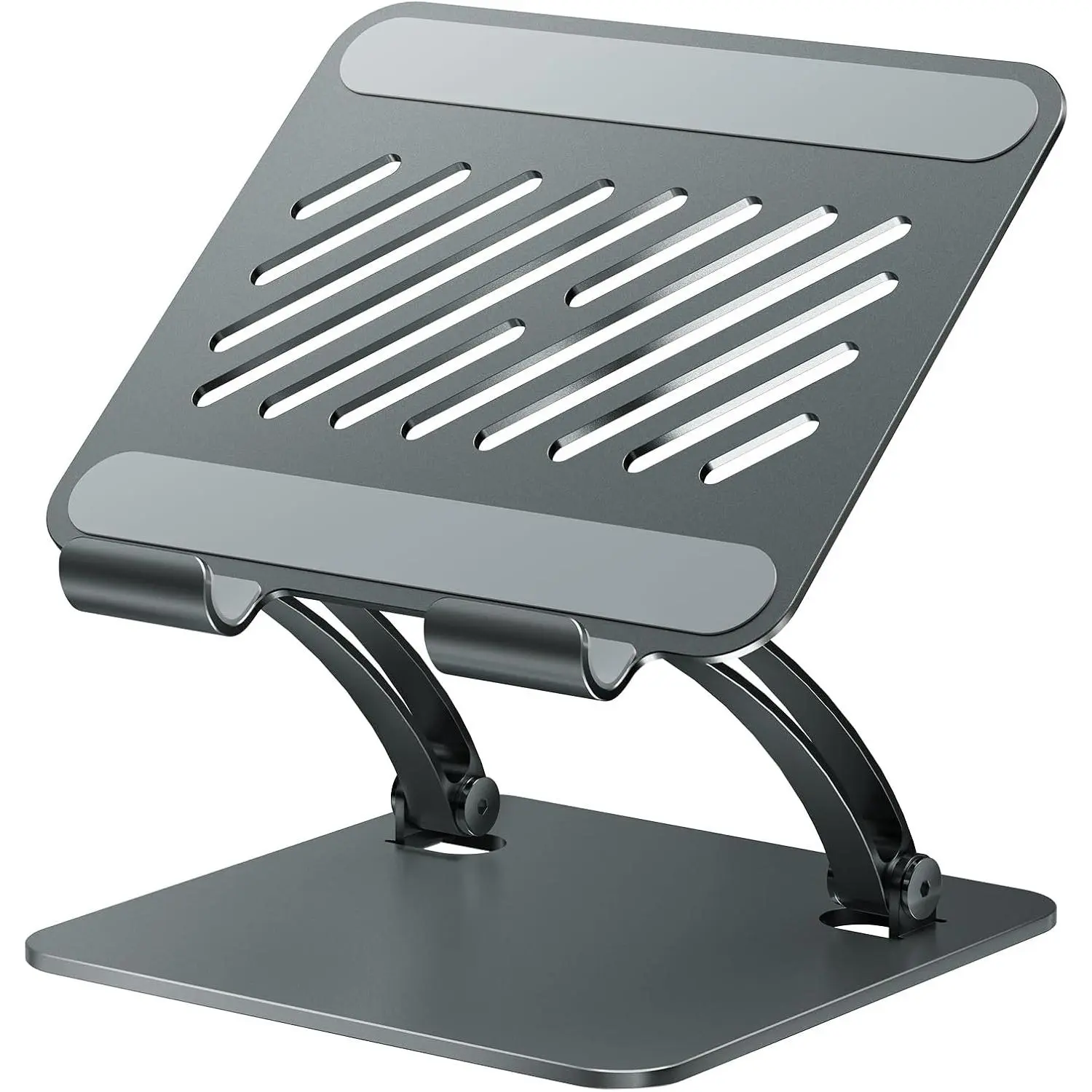 Tablet Holder Stand,  Rod Adjustable  Desktop Stand, Compatible with 4.7-16.9" iPads, Surface Tablets, Portable Monitors, Kindle &  (Gray)
