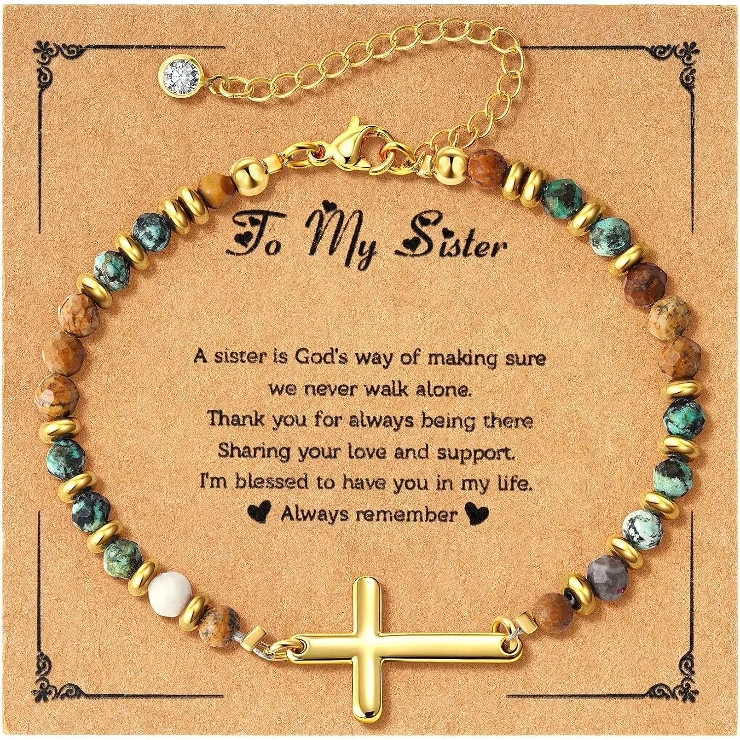 Day Gifts -  Bracelet for Women,    Bracelet Confirmation Baptism  Day Gifts for Mom Daughter Sister Girlfriend