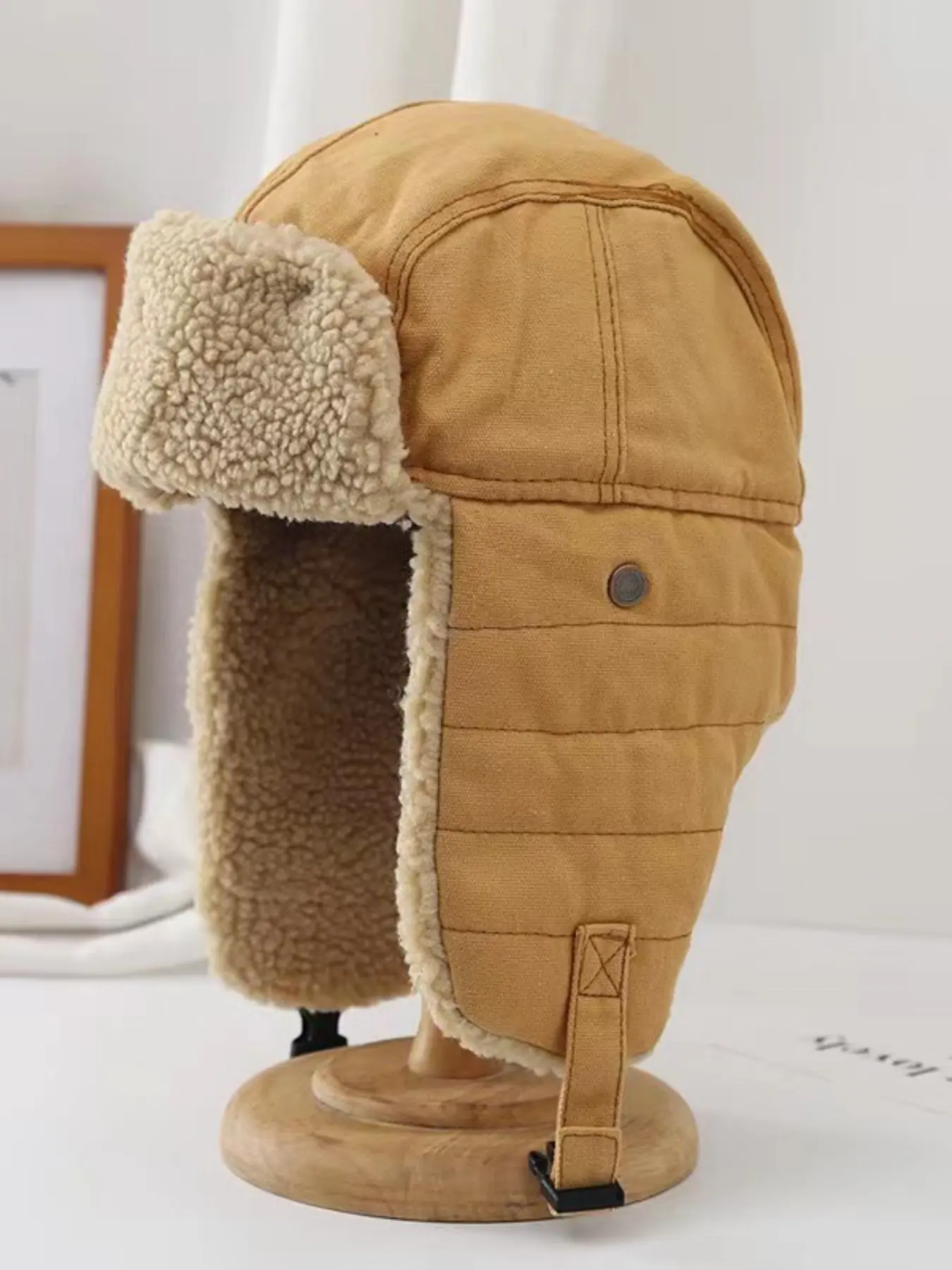 4 Pilot Lei Feng Hats, Simple Casual Style, Full Coverage Ear Warmth Lock, Windproof, Fall Winter Commute, Snow Travel Hat, Boonie Hat