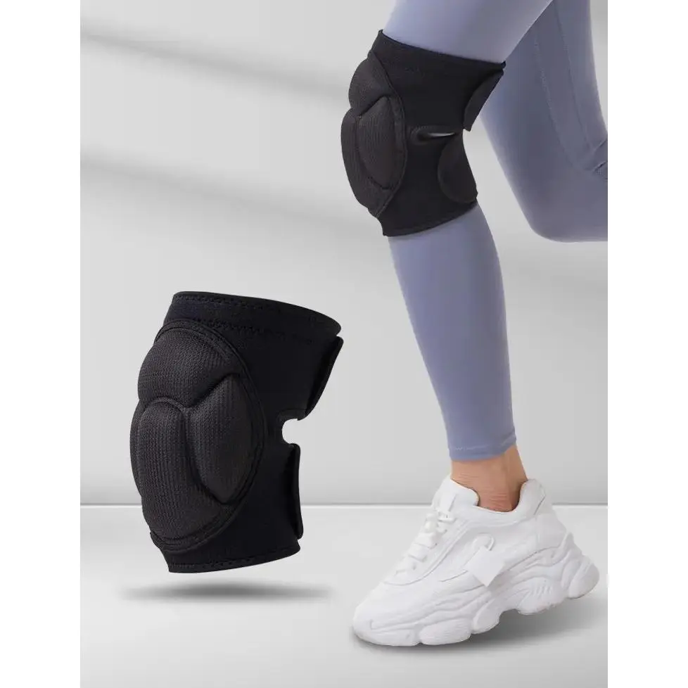 Turtle Shell Shape Kneepads with Thickened EVA Foam - Shock-Absorbing Protective Gear for Athletes, Fall Prevention, Ground Protection, Volleyball, Snowboarding, Skateboarding Safety Equipment