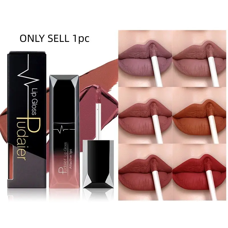 Velvet Matte Stain Liquid Lipstick, 21 Shades, Long-Lasting Waterproof, Berry & Nude Tones, SPF Coverage, Perfect Valentine's Day Gift