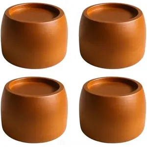 Wooden No-Plastic Bed Risers Heavy Duty Bed Lifts for Furniture Table Couch Desk Legs 2 inch