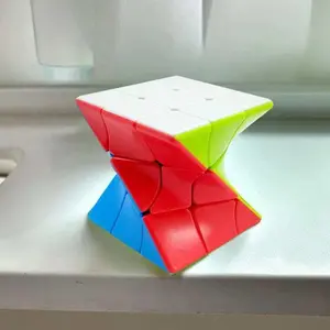 Colorful Twist Cube 3x3x3 Smooth Turning Brain Teaser for Kids Adults IQ Logic Challenges Educational Toys Birthday Gifts