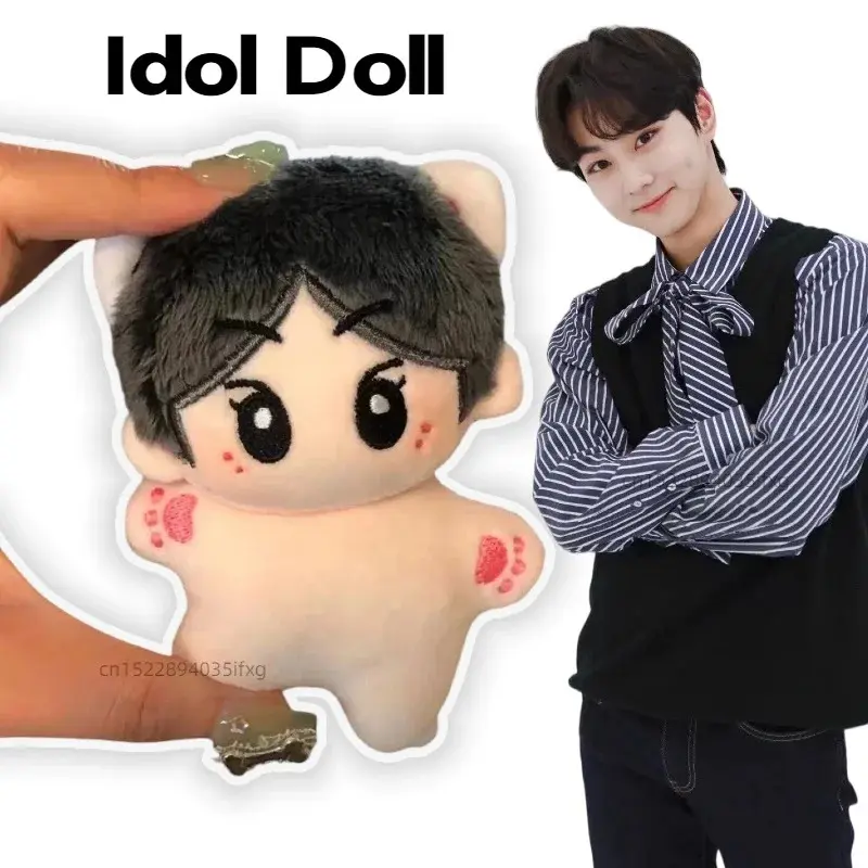 10cm KPOP Jungwon Doll Korean Popular Idol Cotton Doll Cartoon Figure Plush Doll Soft Stuffed Toy Fans Collect Gifts