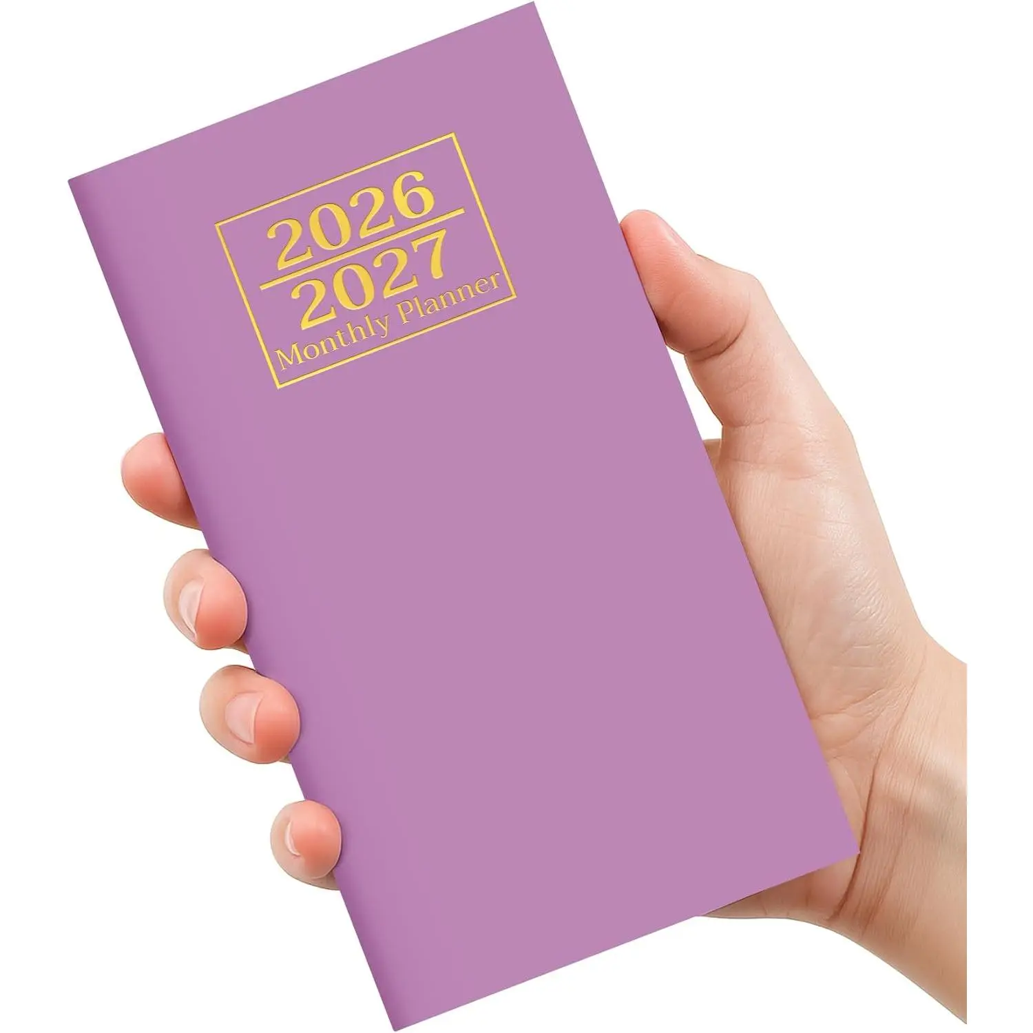 2026-2027 Pocket Calendar for Purse, Two-Year Monthly Planner from Jan 2026 to Dec 2027, Compact Mini Planner for -the-Go Scheduling and Quick Notes,