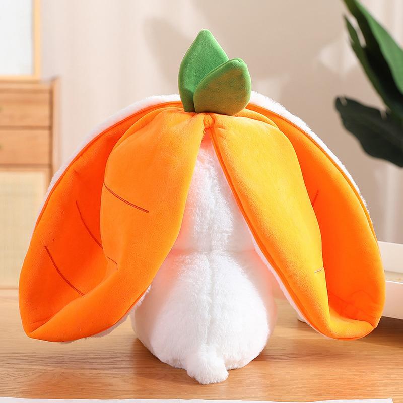 Cute Strawberry Rabbit Design Plush Toy, Stuffed Animals, 1 Count Creative Doll Birthday Gift, Sleeping Pillow, Festival Decoration