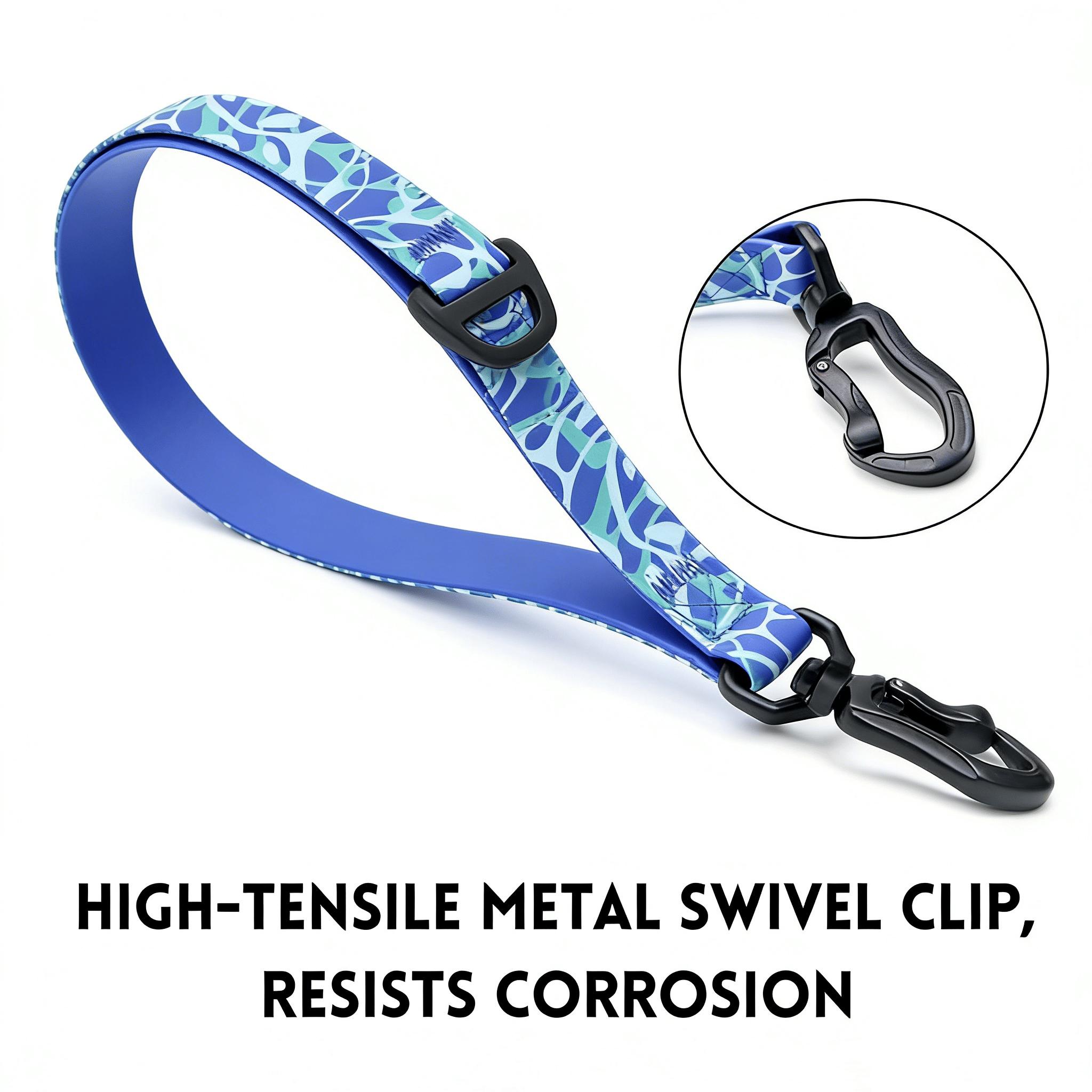 Trendy Waterproof Dog Leash & Collar Set - Heavy Duty PVC for Ultimate Pet Comfort swivel freedom harness