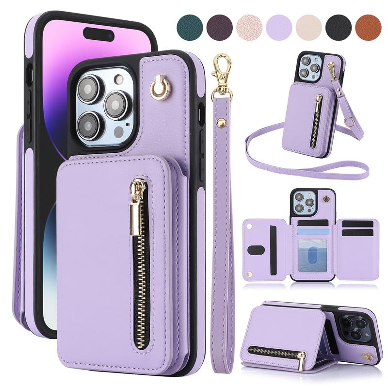 Case for iPhone 17 Pro Max 16 15 14 13 12 11 RFID Blocking Card Wallet Flip Stand Cover Crossbody Lanyard Strap Wristband Stand Case Screen Protector Phonecase Leather Protection Protective Smartphone #TikTokShopBacktoSchool Cash Shockproof Case for iPhone 17 Pro Max 16 15 14 13 12 11 RFID Blocking Card Wallet Flip Stand Cover Crossbody Lanyard Strap Wristband Stand Case Screen Protector Phonecase Leather Protection Protective Smartphone #TikTokShopBacktoSchool Cash Shockproof