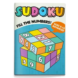 Sudoku Puzzle Book for Kids – Fill the Numbers Fun Logic Brain Games