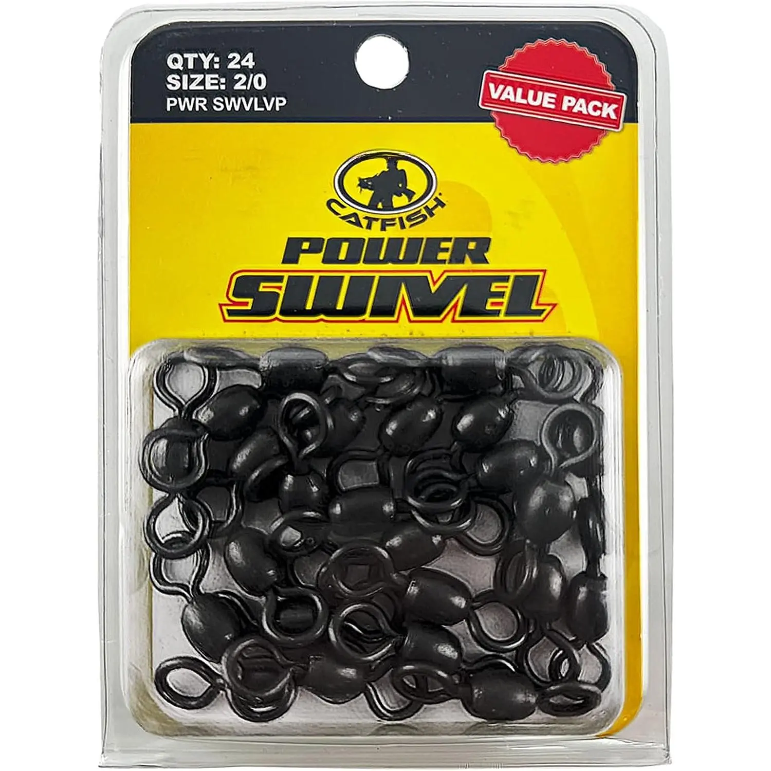2/0 Power Swivels (24 Pack) Heavy Duty 600 Pound Capacity