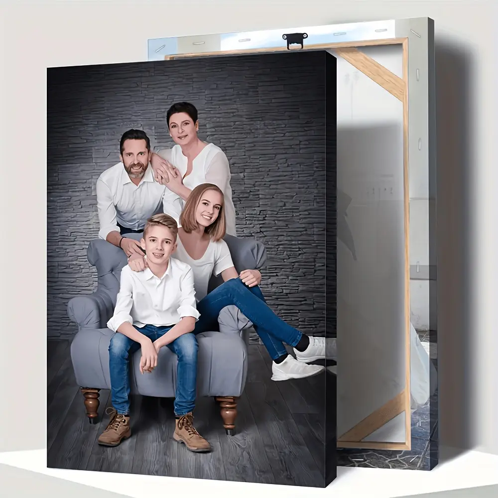 Personalized Photo Canvas Wall Art, Custom Canvas Print From Your Picture, Premium Home Decor Artwork For Living Room, Bedroom & Study, Meaningful Gift Keepsake|Please Send Your Photo Via Chat Before Ordering For Preview & Check
