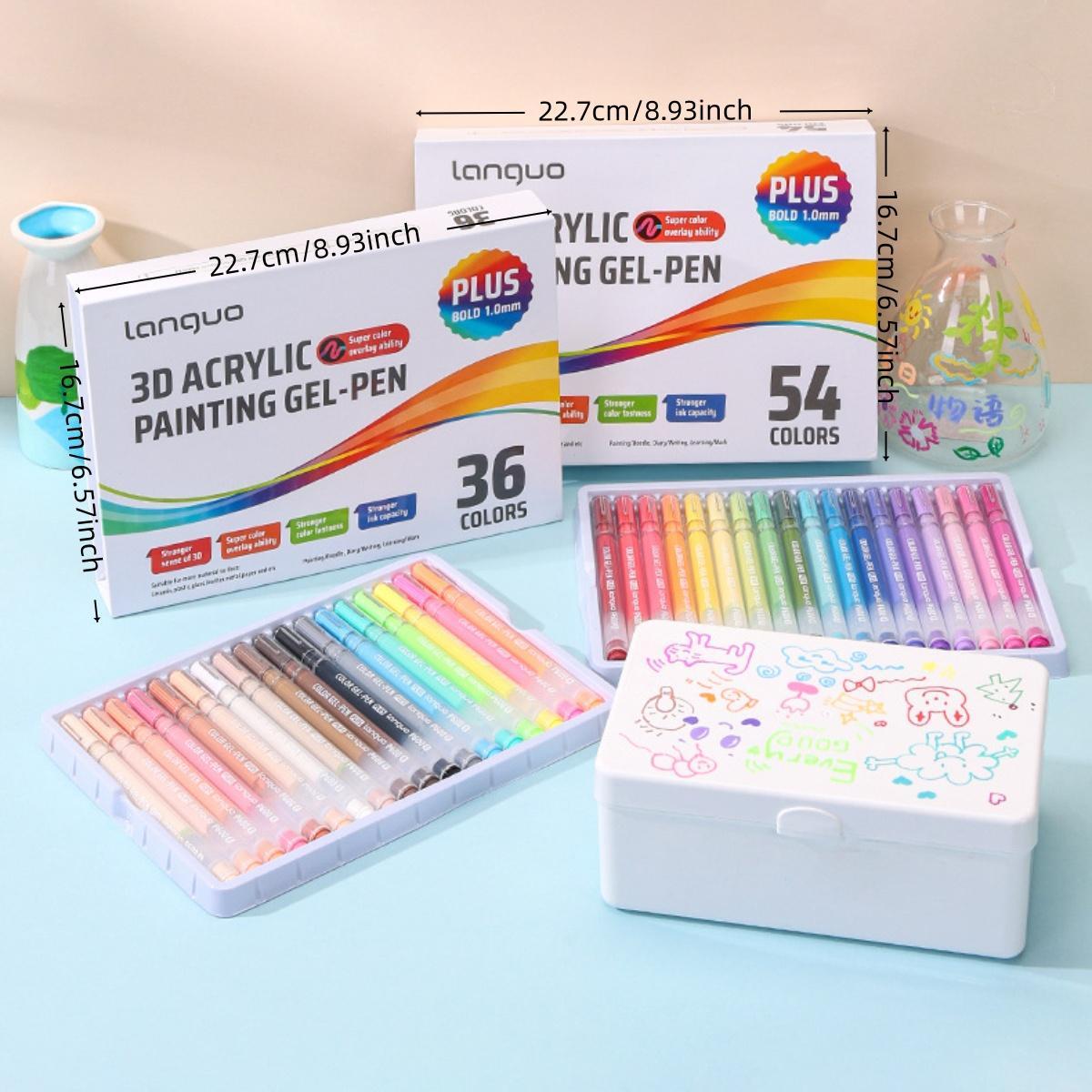 3D Acrylic Paint Pen Set, 1 Set Acrylic Paint Pen, Art Supplies for Painting, Drawing & Arts, Acrylic Art Kit