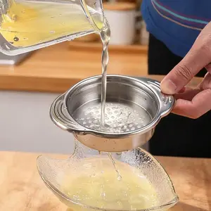1PC Stainless Steel Can Strainer Universal Colander Sieve For Beans Vegetables Fruit Tuna Kitchen Drainer Tool