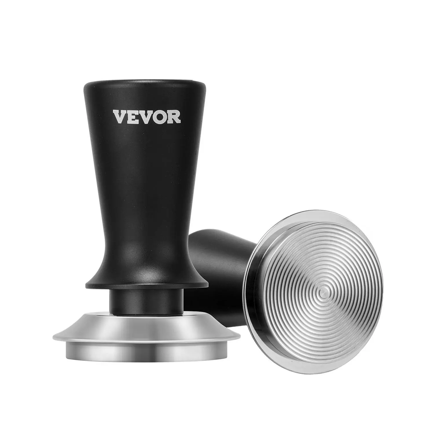 【Summerfinds】VEVOR 53 mm Stainless Steel Espresso Tamper, Spring-Loaded 30 lbs Tool with Non-Slip Grip for Espresso Users & Coffee Lovers