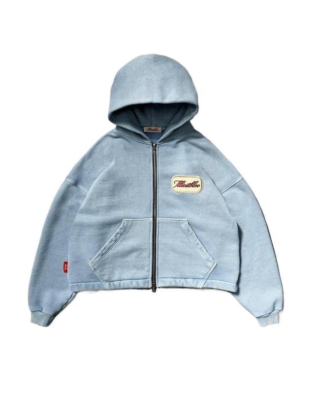 Fashion Trend New Solid Color Letter Patch Hooded Zipper Sweater Men Y2K Hip Hop Vintage Harajuku Joker Couple Sports Hoodie Womenswear Clothes Suits Pocket Long Sleeve Casual Love Piece Style Streetwear Polyester Gamis, Sweatshirts, Longsleeves