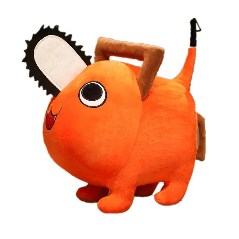Anime Chainsaw Man Pochita Cosplay Cartoon Pure Cotton Pendant Doll - 10/20/25/40cm Soft Stuffed Toy Pillow for Kids' Birthday Gift