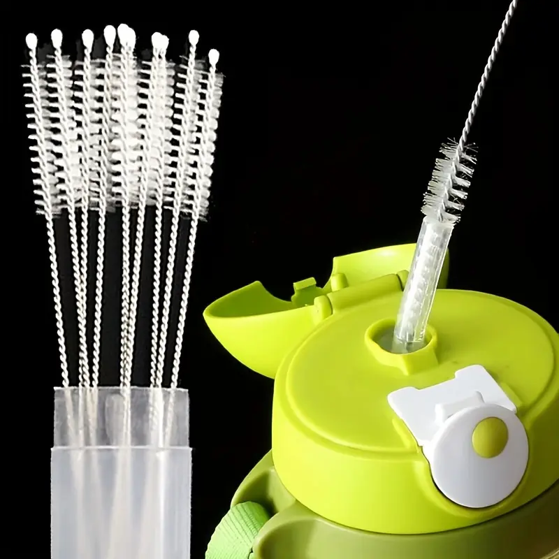 [Christmas Supplies] 1/5Pcs, Straw Cleaning Brush, Straw Brush, Tube Cleaning Brush, Long Brush For Straws, Water Bottle, Crevice, Multipurpose Kitchen Cleaning Brush, Cleaning Supplies, Christmas Supplies