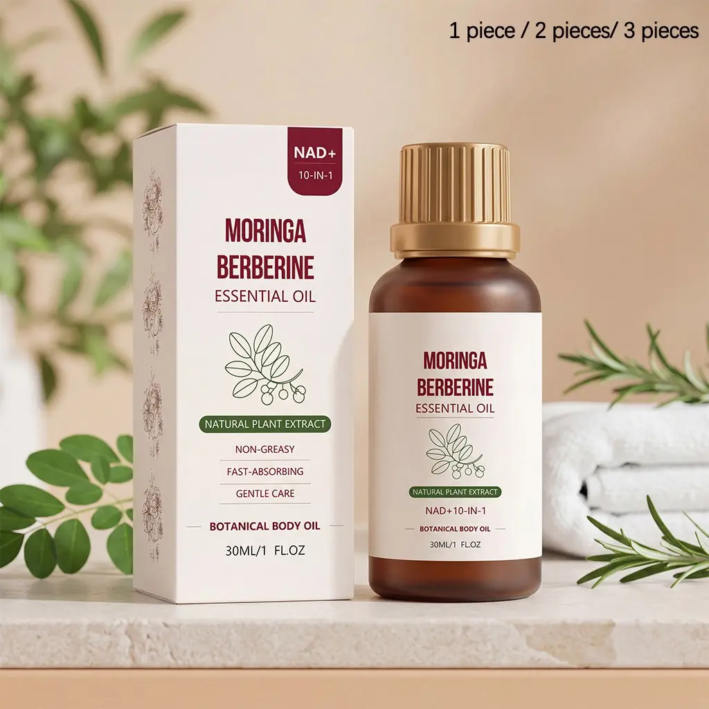 Plant-Based Body Oil (30ML/30ML*2/30ML*3), Gentle Care, Hydrating, Smooth, Non-Greasy, Daily Skin Care, Moisturizing, Refreshing