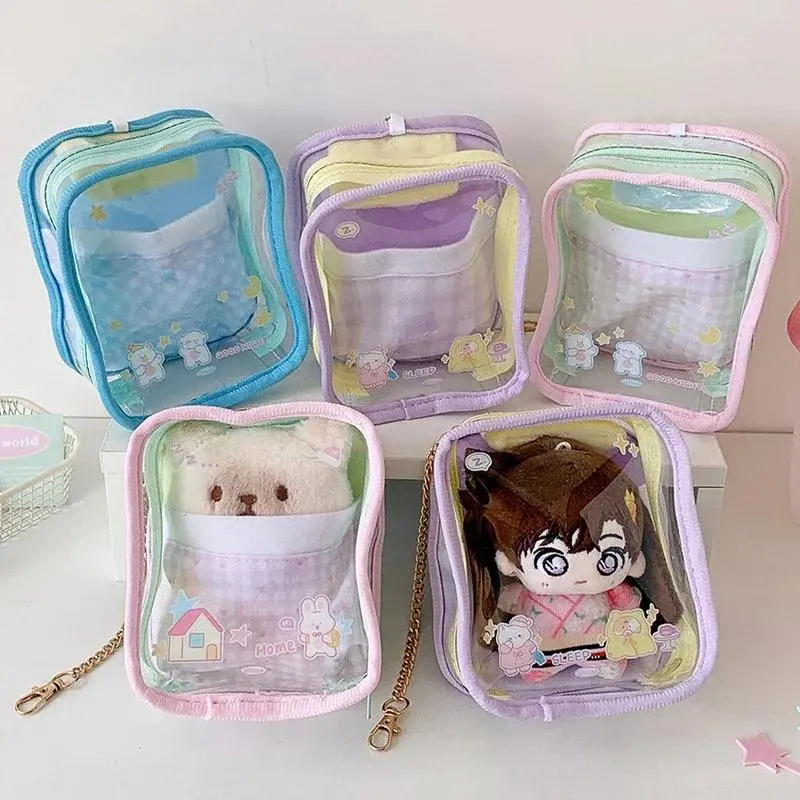 New ItaBag Blind Box Storage Pouch Thicken Doll Organizer Box Keychain Bag Pendant Toys Storage Case 10cm Doll Bag Keyring Walle