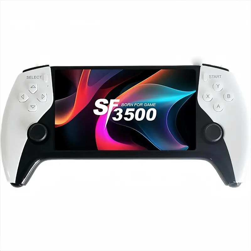 Sf3500 Retro Handheld Game Console, HD 5.5-Inch IPS Screen, Classic Games, TV Connection, 14+ Emulators, 5-Hour Battery Life