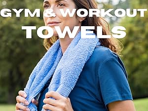 Bath Towels Set of 6 – Medium Size 24x48 Inches – Cotton Terry – Soft, Quick Dry & Absorbent – Navy Blue Bathroom Towels for Spa, Gym, Pool & Daily Use