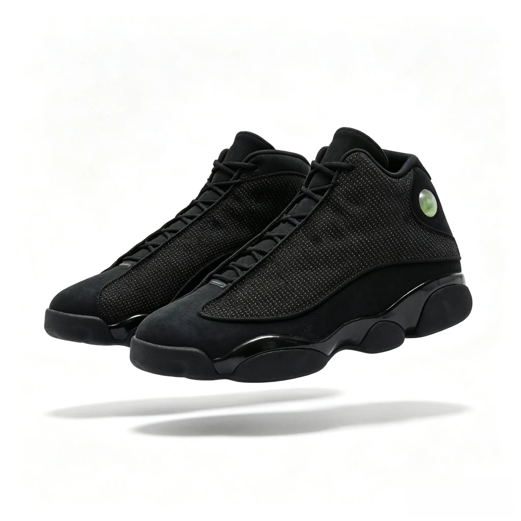 Men’s High-Top Lace-Up Basketball Sneakers - Mens Shoes with Leather Suede Mesh Upper, Breathable Perforation, Cushioned Non-Slip Rubber Sole for Streetwear & Casual Walking
