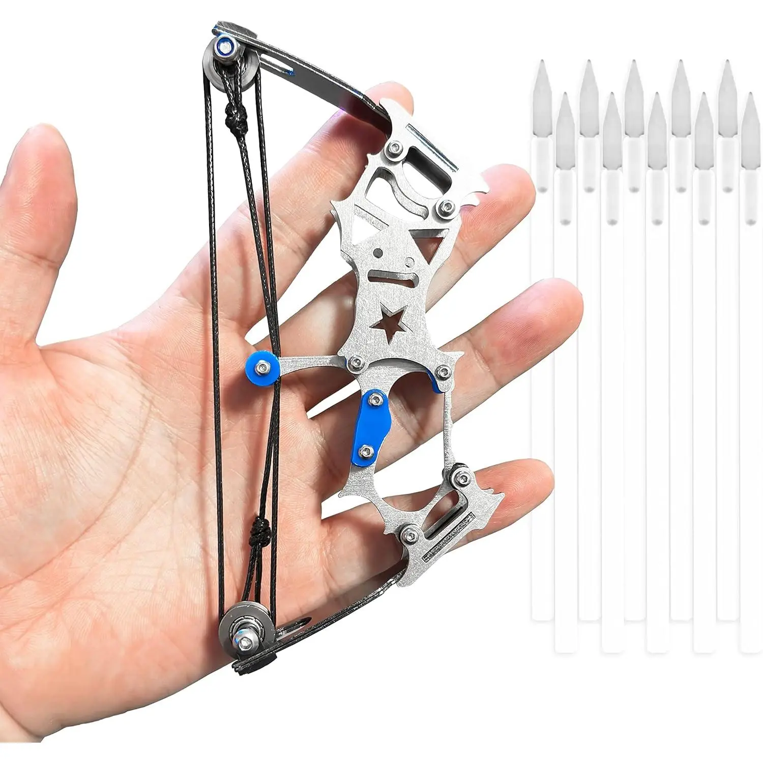Archery Bow Set Left and Right Hand Compound Bow Hunting Bow Metal Material Catapult RH/LH for Practice Archery
