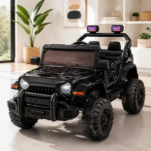 ARCH 12V Kids Remote Control Kart Toy - Parent Remote, Dual-Drive System, 4-Wheel Suspension, Music, Bluetooth, MP3, USB, Headlights, Quick-Release Steering Wheel, Slow Start, Indoor Play, Ages 2-4