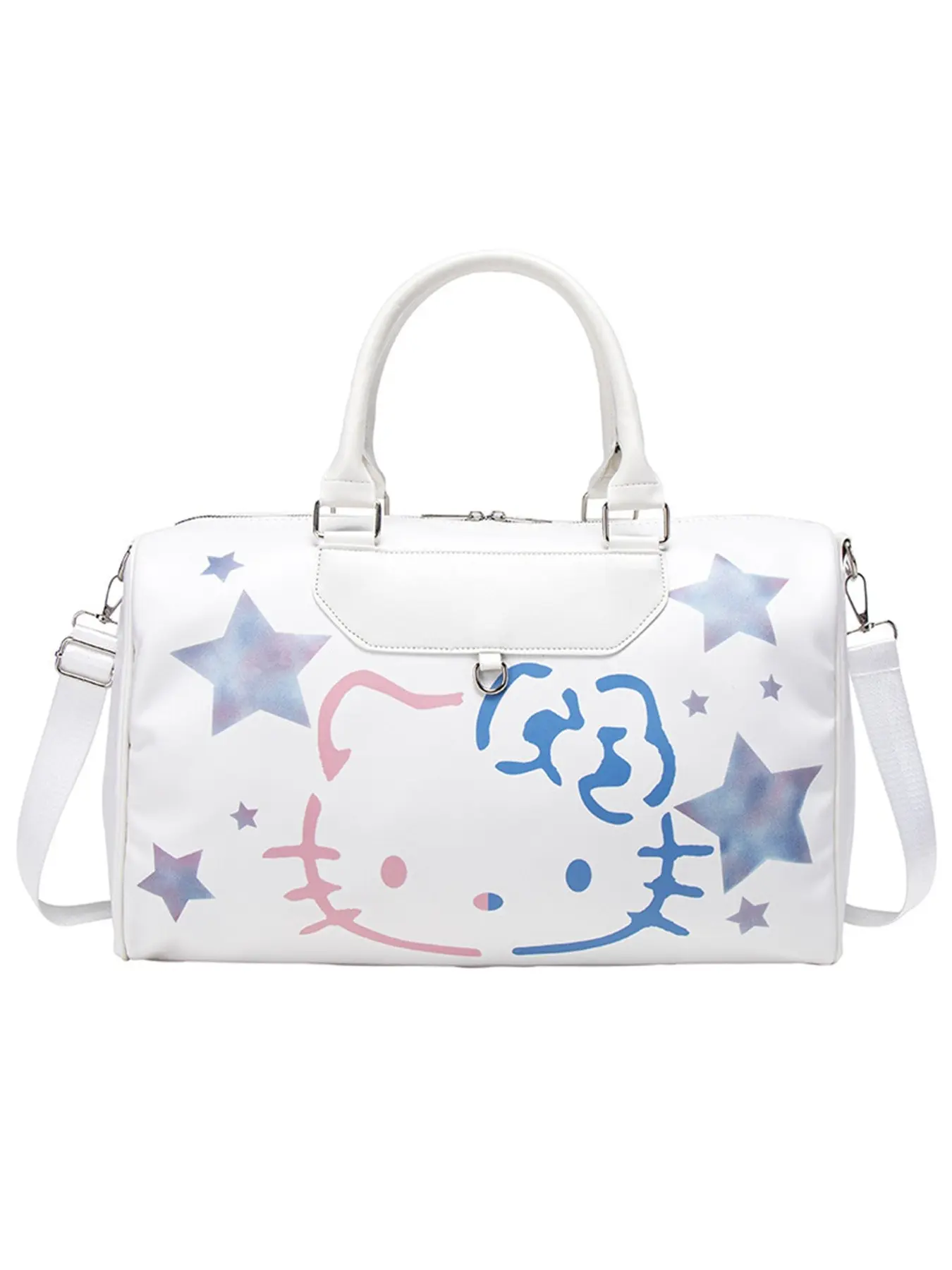 New Kitty Cat Simple Versatile Large Capacity Commuter Multi-Use Handbag, Shoulder Bag, Crossbody Bag for Women, Travel Bag