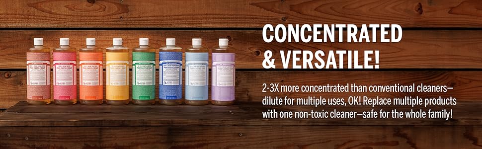 Pure-Castile Liquid Soap- Made with Regenerative Organic Certified Oils- 18-in-1 Uses for Face, Body, Hand, Hair, Laundry & More- Vegan, Non-GMO- Body Wash- Peppermint,32oz Pure-Castile Liquid Soap- Made with Regenerative Organic Certified Oils- 18-in-1 Uses for Face, Body, Hand, Hair, Laundry & More- Vegan, Non-GMO- Body Wash- Peppermint,32oz