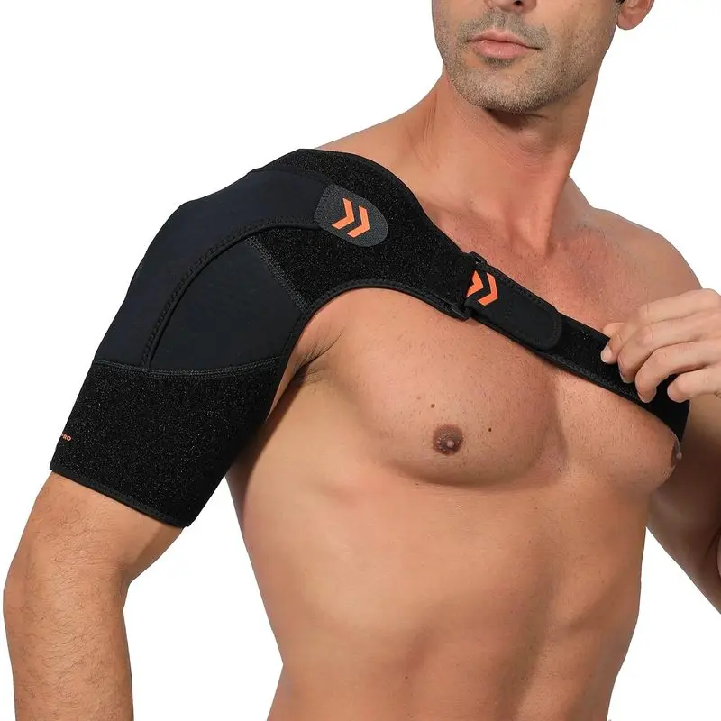 Outdoor sports Shoulder Brace for Women and Men (One Size Fit Most,Right/Left)|Shoulder Support Brace Arm Sling, Adjustable Arm Compression Sleeve for AC Joint Pain Relief, Torn Rotator Cuff, Injuries