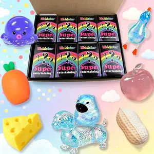 8-Piece Blind Box Malt Sugar Stress Relief Fidget Toys, Creative Slow-Return Squishy, 8 Styles, Party Gift, Relaxing Fun