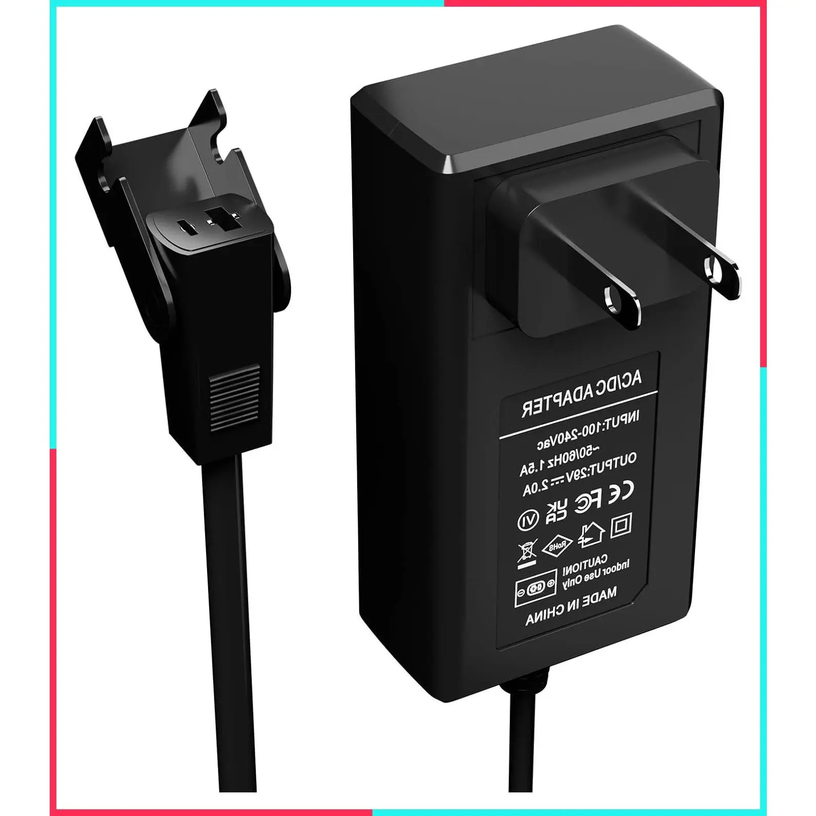 29V 2A AC/DC Switching Power Supply Cord for Recliner Lift Chair, Power Recliners and Adjustable Bed