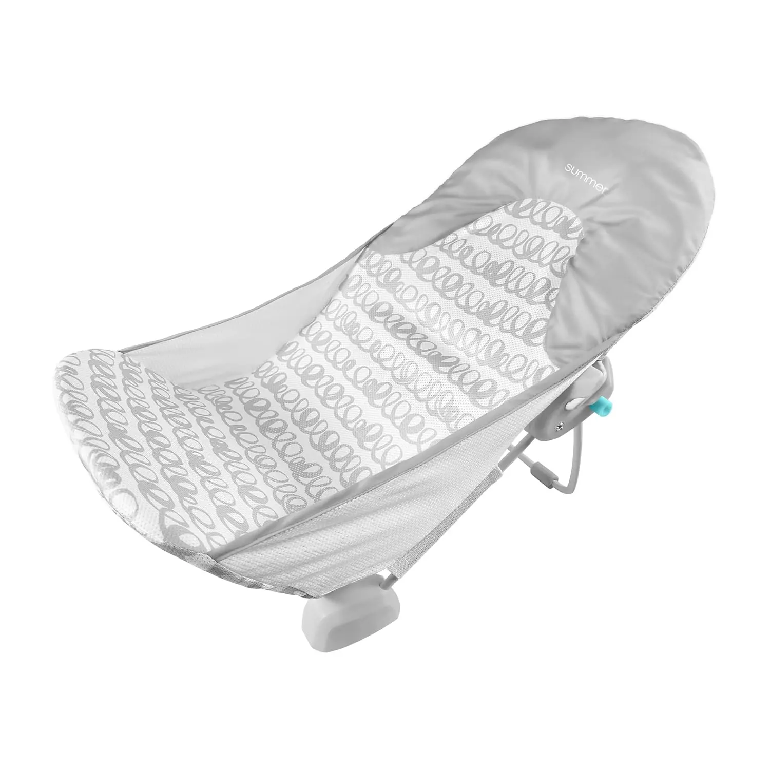 Foldaway Baby Bath Seat for Sink or Tub, Adjustable 2-Position Infant Bath Support Seat for Newborns 0–6 Months up to 20 lbs, Machine Washable Soft Bath Sling for Baby Bath Time