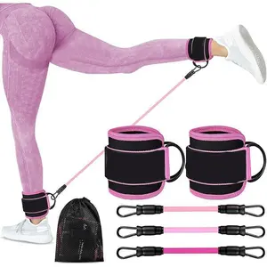 Premium Ankle Straps for Cable Machines – Universal Fit with Comfortable Padding, Suitable for Glute Kickbacks and Various Cable Exercises, Ideal for Both Men and Women