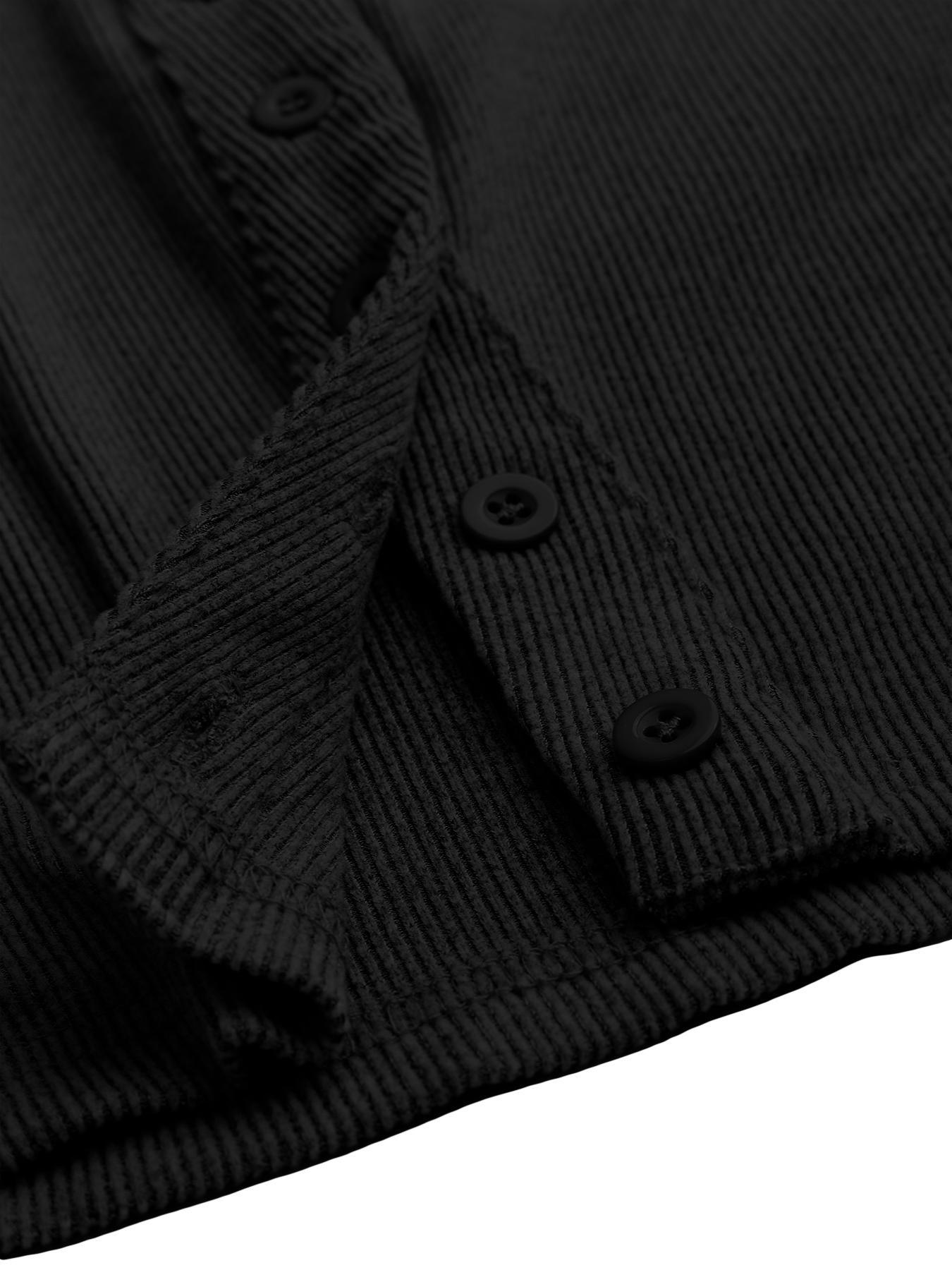 Women's Solid Button Front Ribbed Tee, Casual Long Sleeve Round Neck T-shirt Button Down Front for Spring & Fall, Ladies Clothes for Daily Wear
