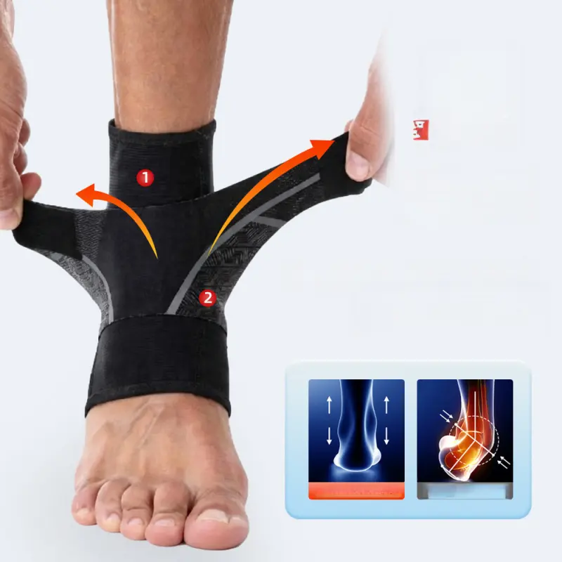 Ankle brace to prevent sprains, professional sports ankle support for basketball and running, sprain strap, wrist joint protector, Ankle Compression Brace