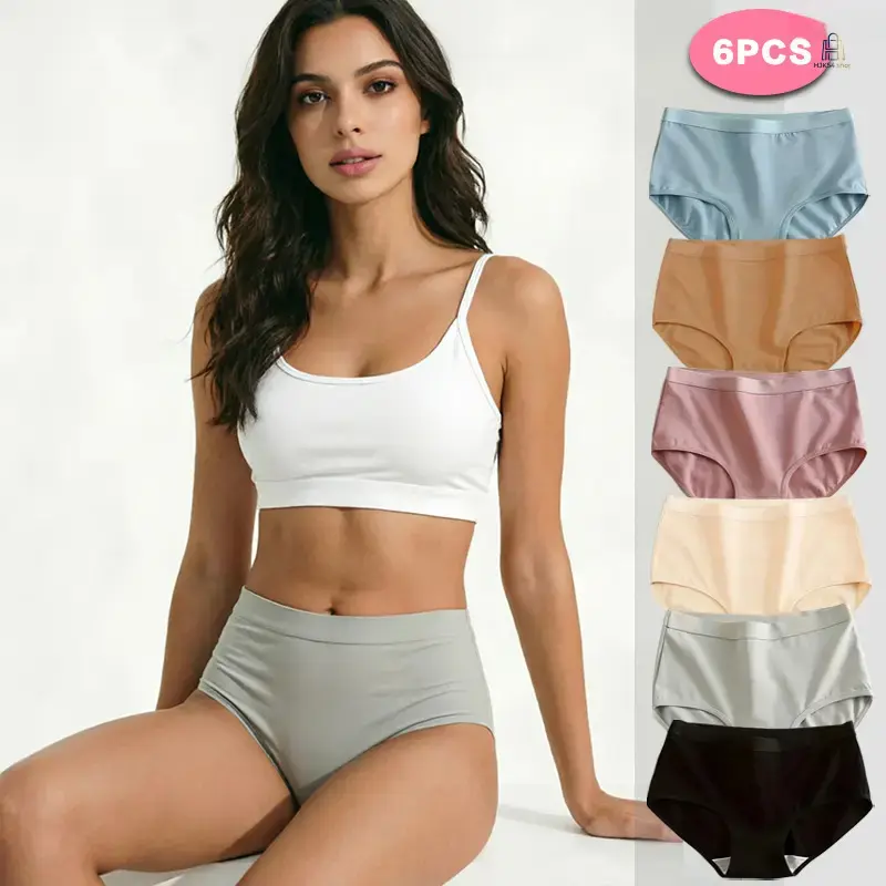 Women's Basic Rise Full-Coverage Cotton Panties - Stretchy, Breathable Sport Briefs, Premium Soft Everyday Underwear for Workout & Daily Use, Everyday Wear
