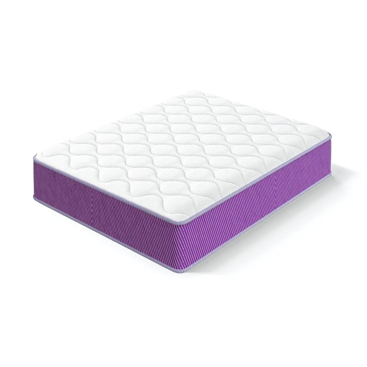 Full Size 10 Inch Hybrid Mattress, Individual Pocket Coil with Memory Foam, Mattress in a Box,Purple