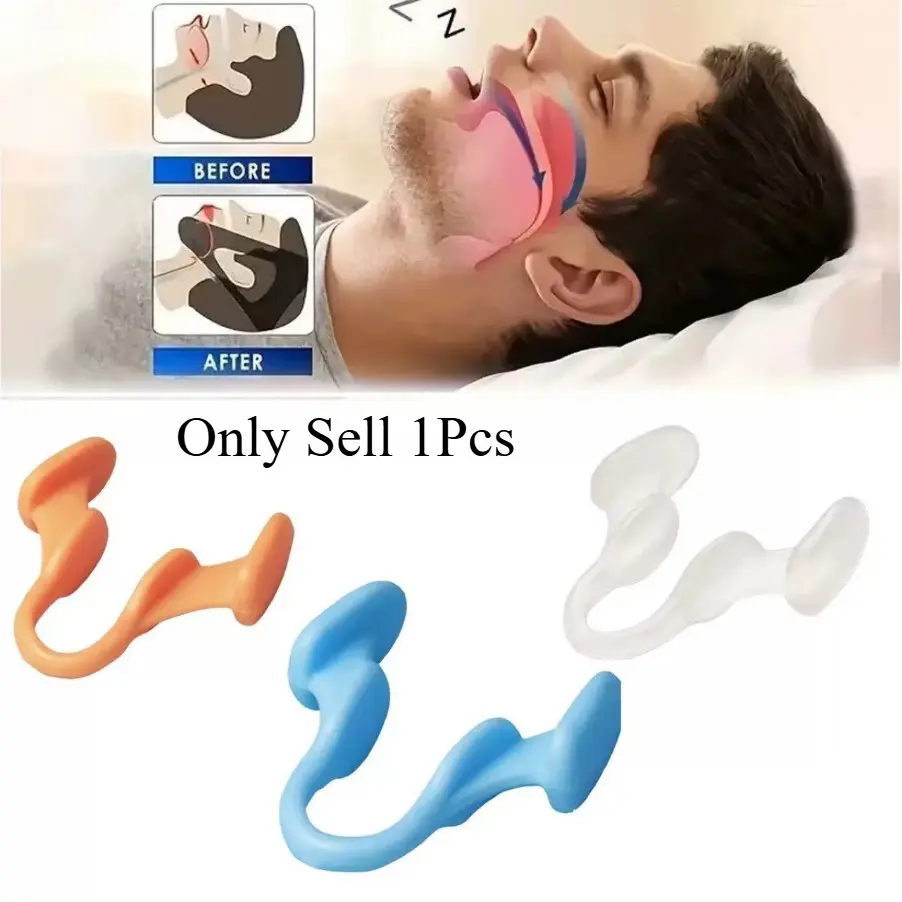 Silicone Nose Clip Anti Snoring Nasal Dilator, Stop Snore Aid, Easy Breathe, Improve Sleeping, Rhinitis Relief, 1pc